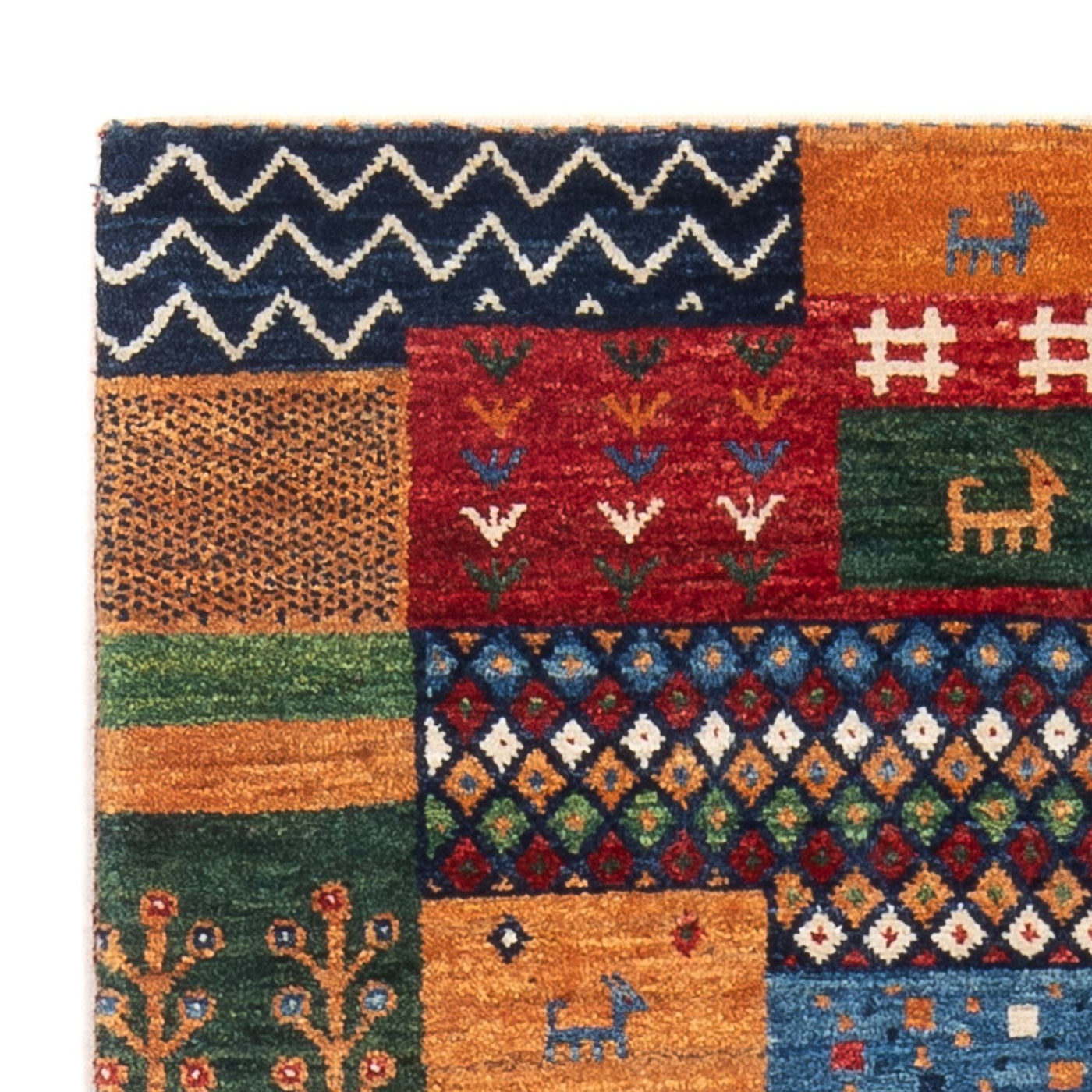 Loribaft Mattan 130x82cm - Perserteppich Wollteppich