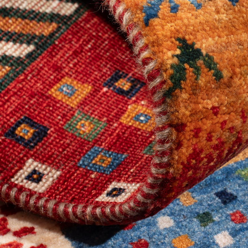 Gabbeh-matta - Loribaft Persian - 130 x 82 cm - flerfärgad