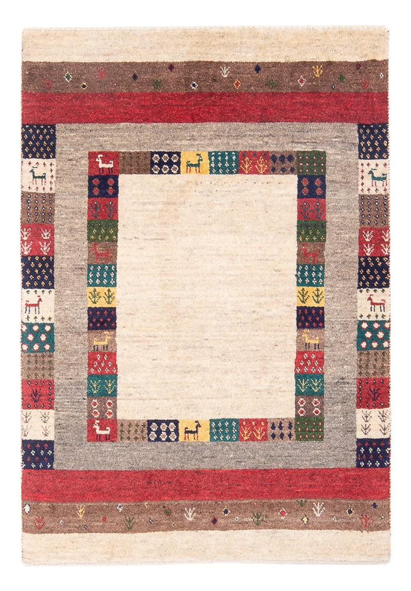Gabbeh-matta - Loribaft Persian - 122 x 83 cm - flerfärgad