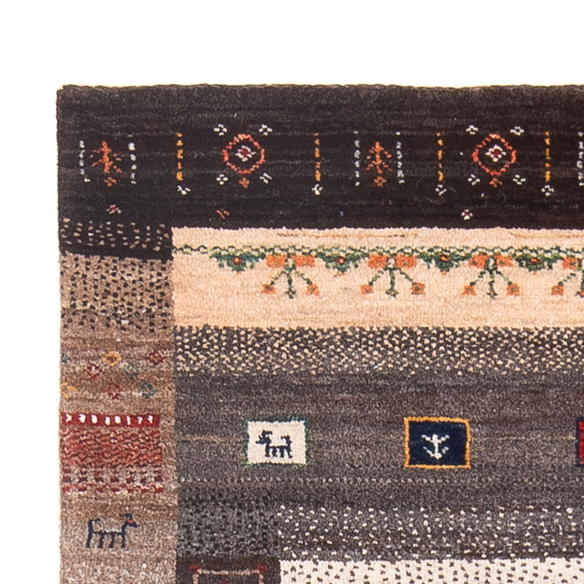 Gabbeh-matta - Loribaft Persian - 121 x 80 cm - flerfärgad