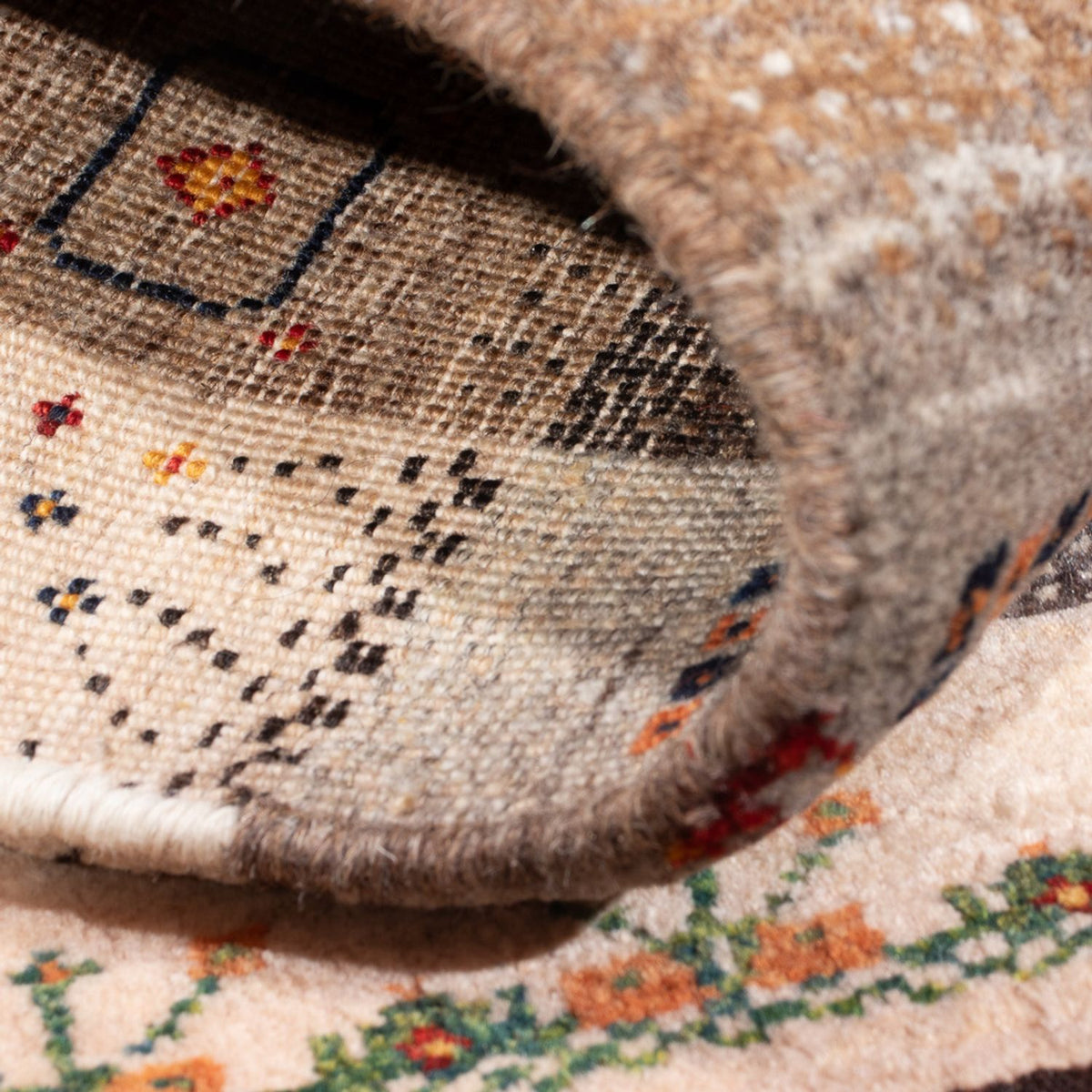 Gabbeh-matta - Loribaft Persian - 121 x 80 cm - flerfärgad