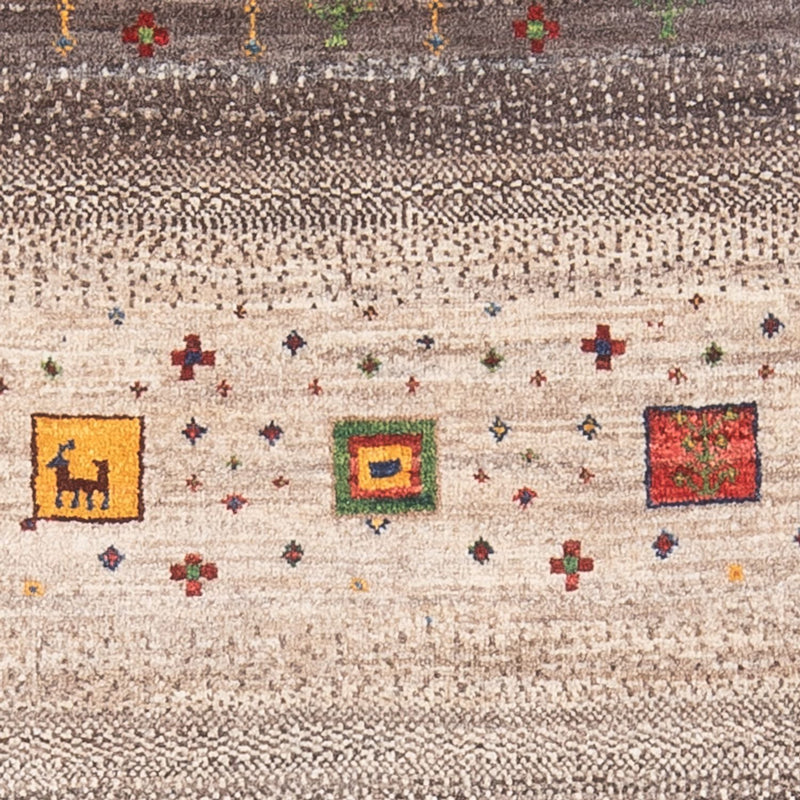 Gabbeh-matta - Loribaft Persian - 123 x 86 cm - flerfärgad