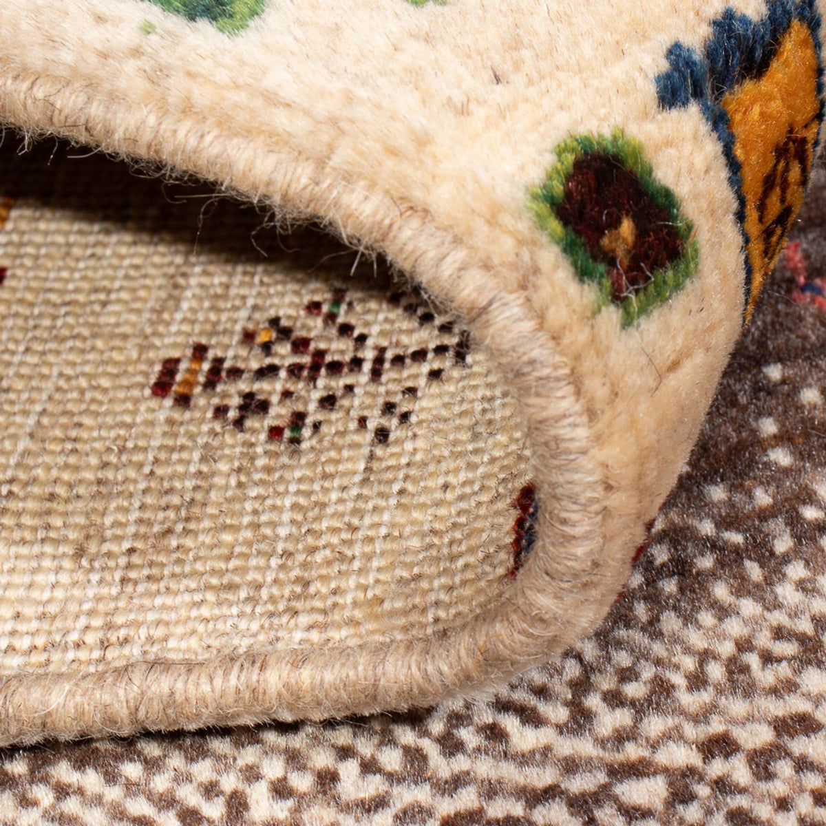 Gabbeh-matta - Loribaft Persian - 123 x 86 cm - flerfärgad