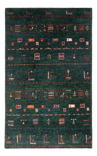 Gabbeh-matta - Loribaft Persian - 136 x 85 cm - mörkgrön