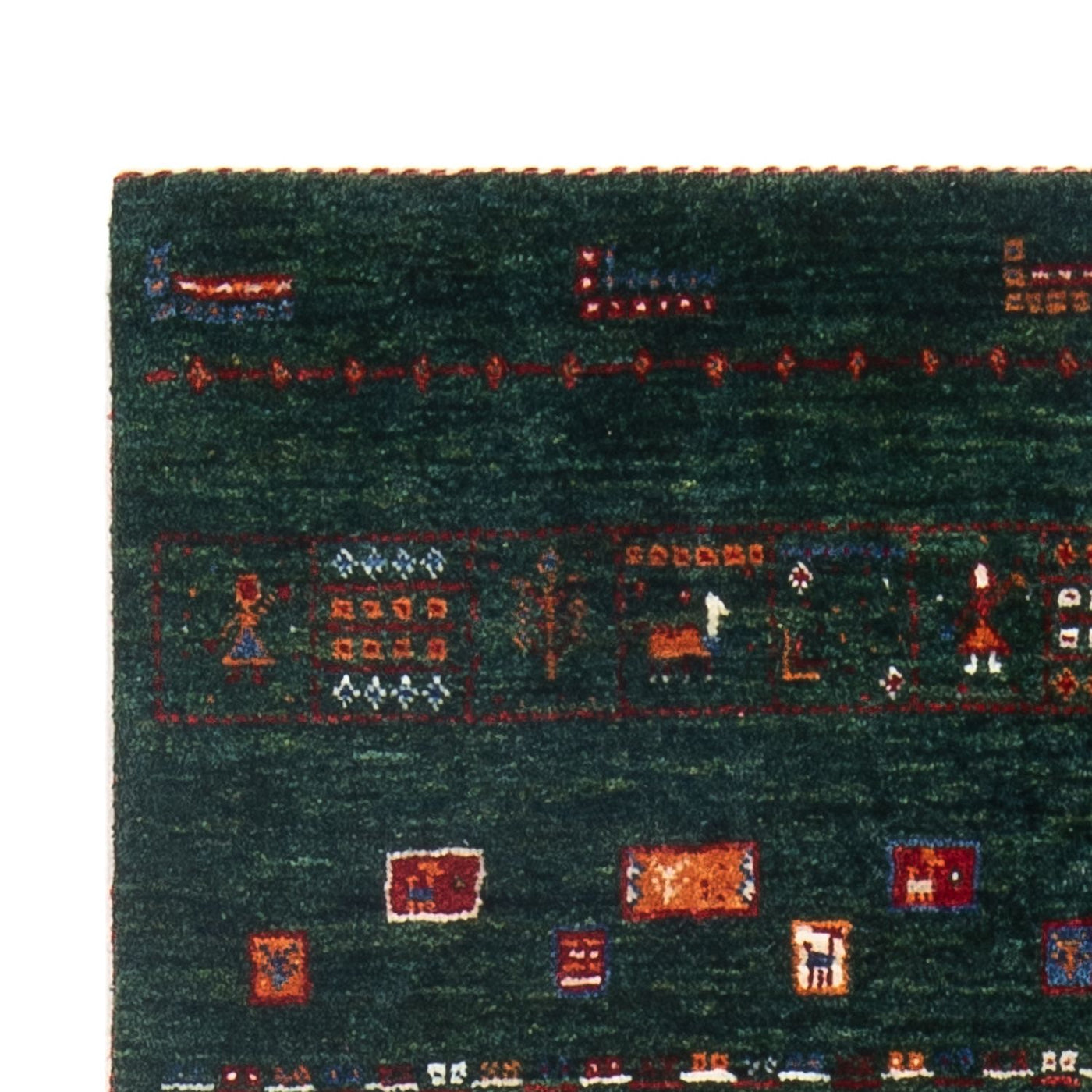 Loribaft Mattan 136x85cm - Perserteppich Wollteppich