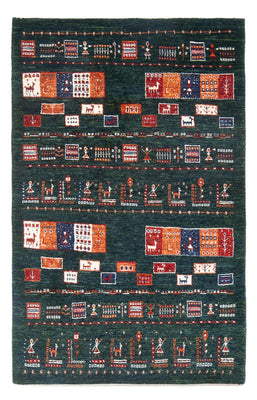 Gabbeh-matta - Loribaft Persian - 135 x 85 cm - mörkgrön