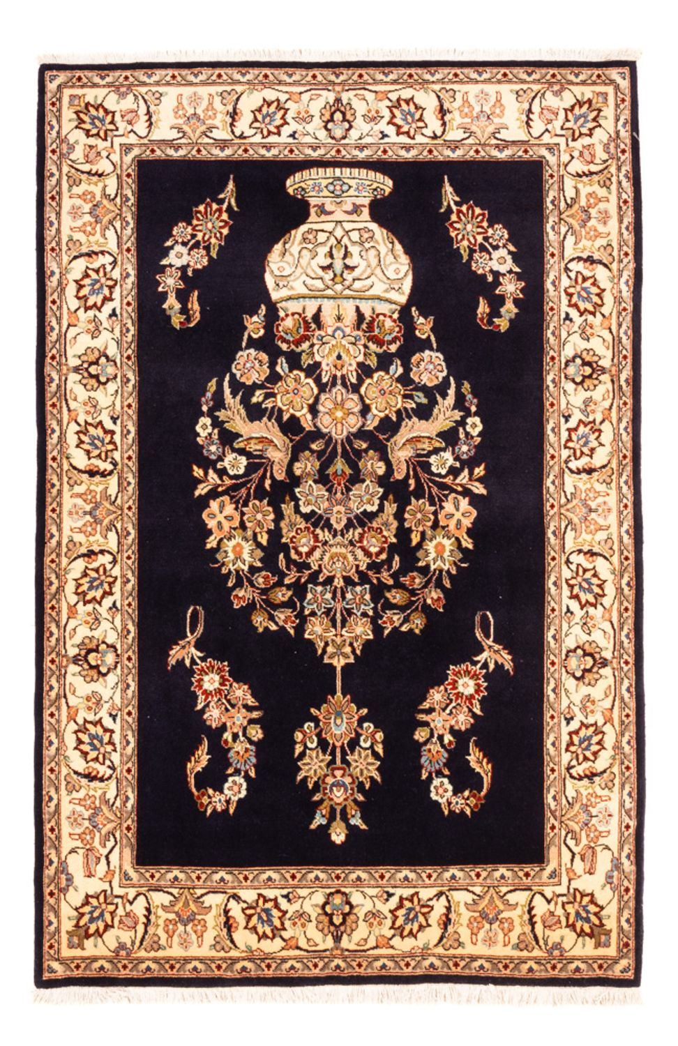 Persisk matta - Classic - 172 x 117 cm - mörkblå