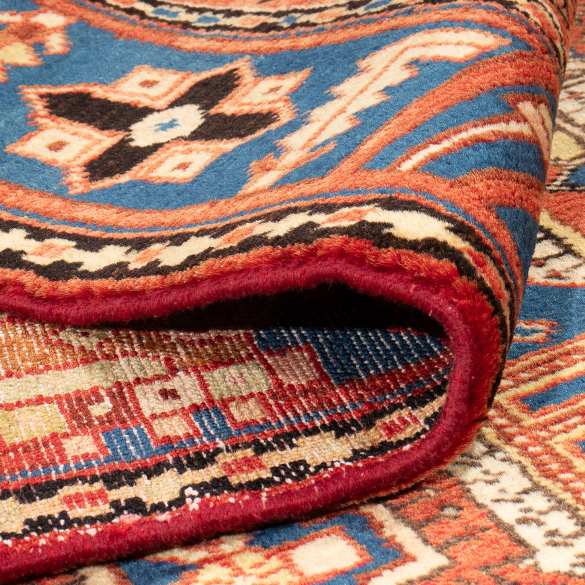 Persisk matta - Nomadic - 210 x 142 cm - blå