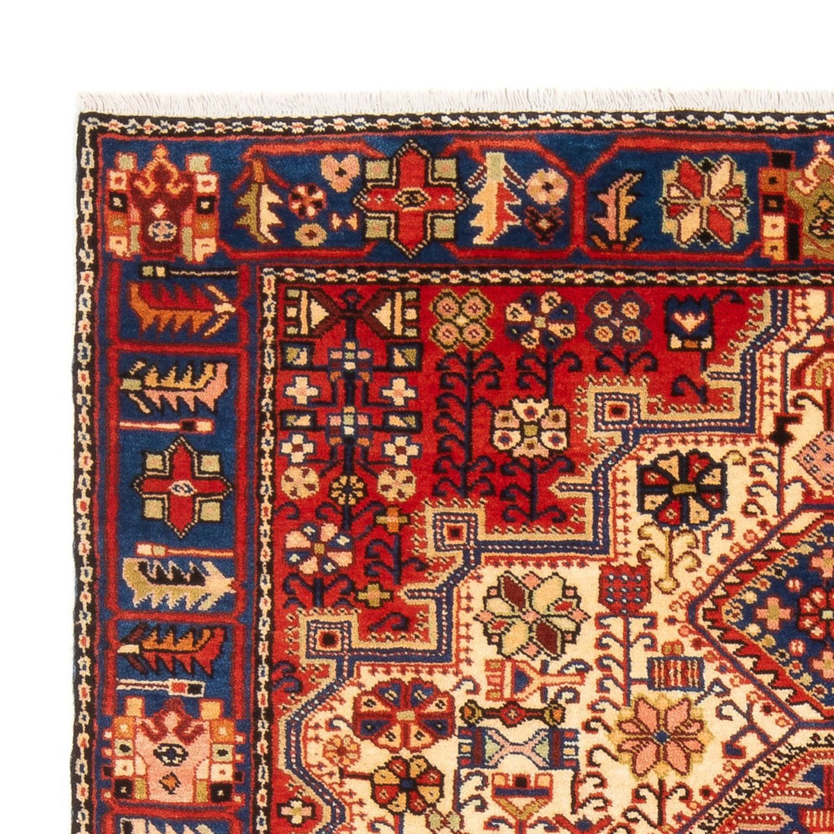 Perserteppich - Nomadic - 190 x 142 cm - blau