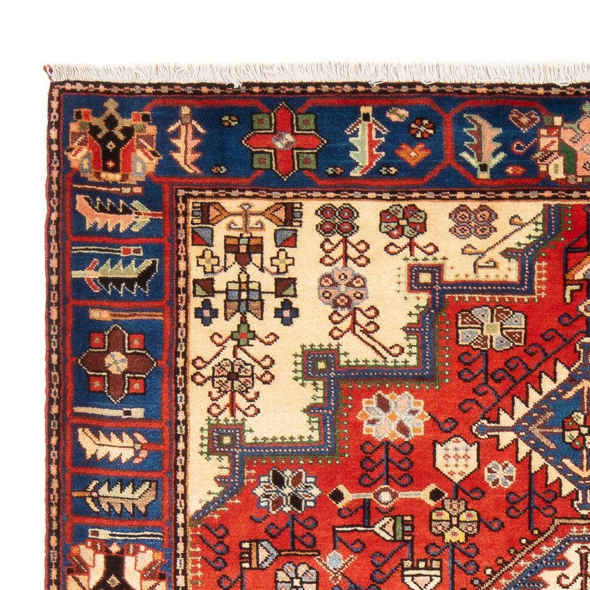 Persisk matta - Nomadic - 198 x 140 cm - ljusbeige