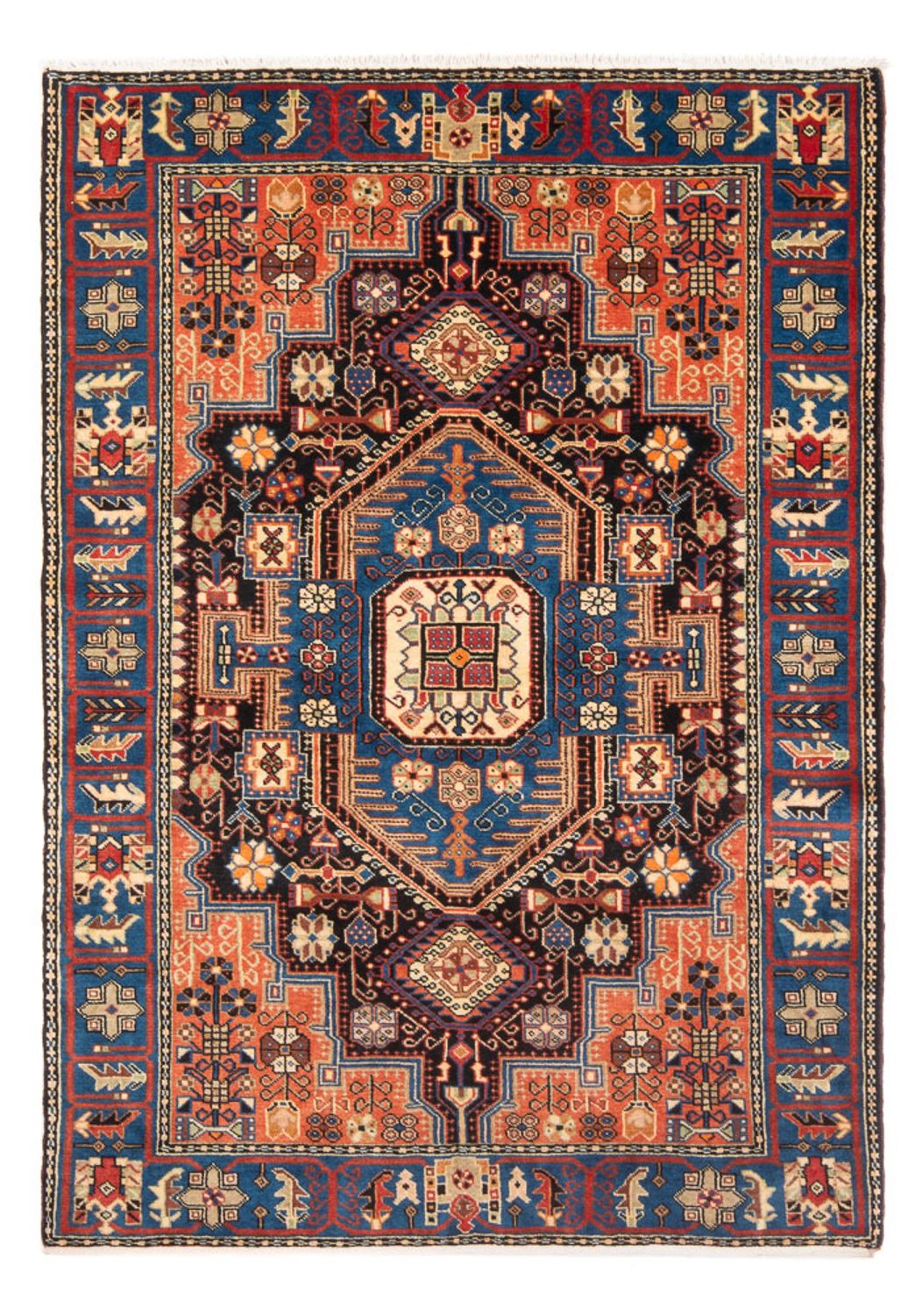 Persisk matta - Nomadic - 198 x 137 cm - mörk beige