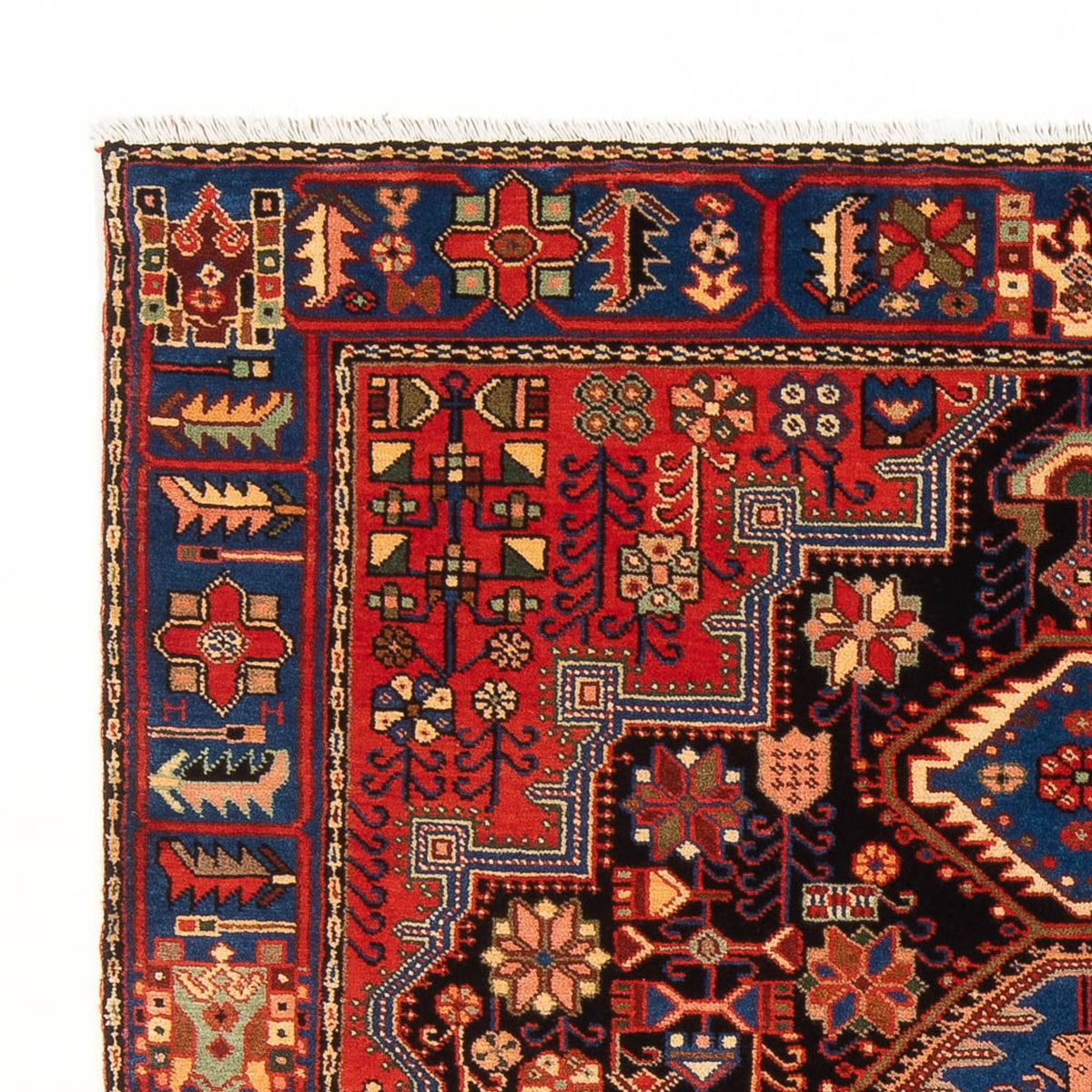 Persisk matta - Nomadic - 187 x 136 cm - bordeaux röd