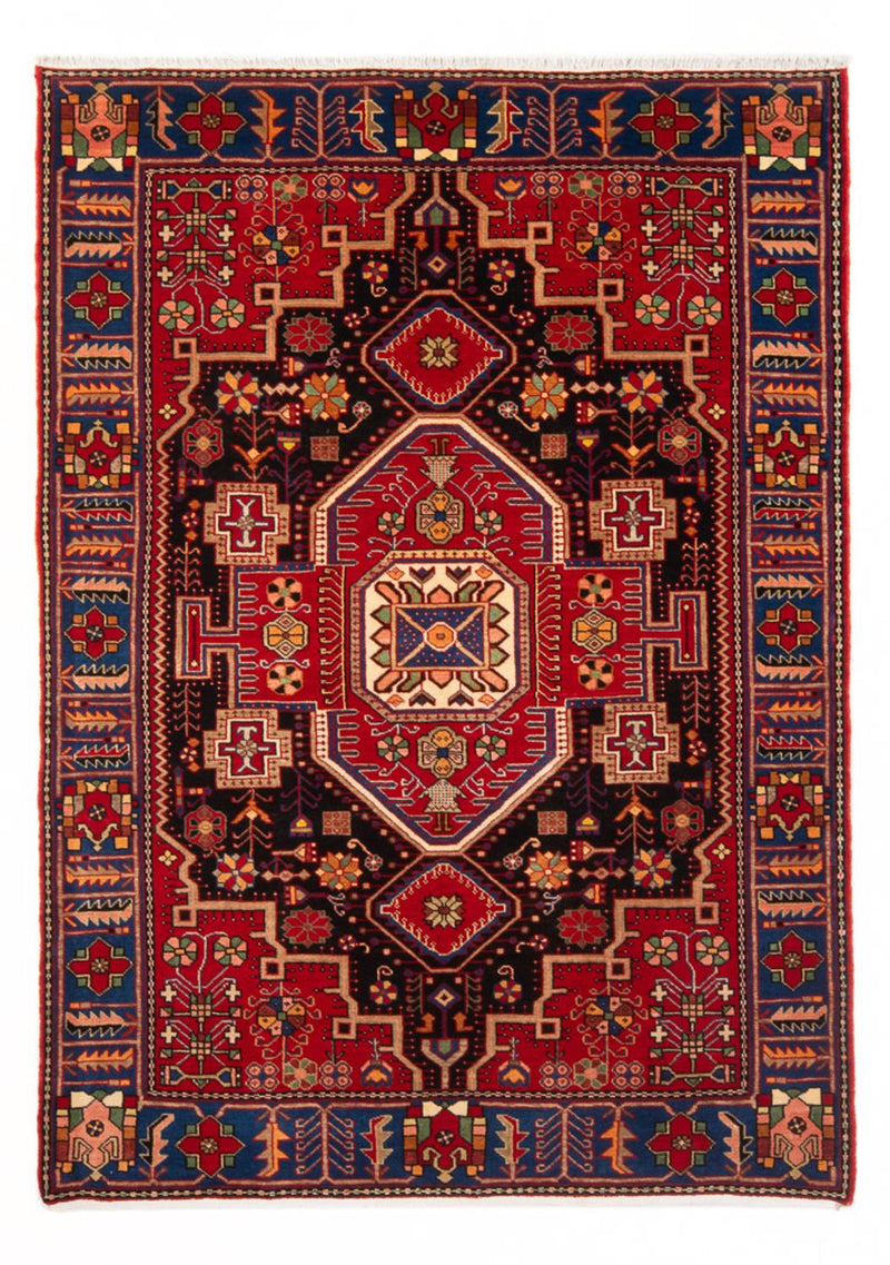 Persisk matta - Nomadic - 200 x 147 cm - bordeaux röd