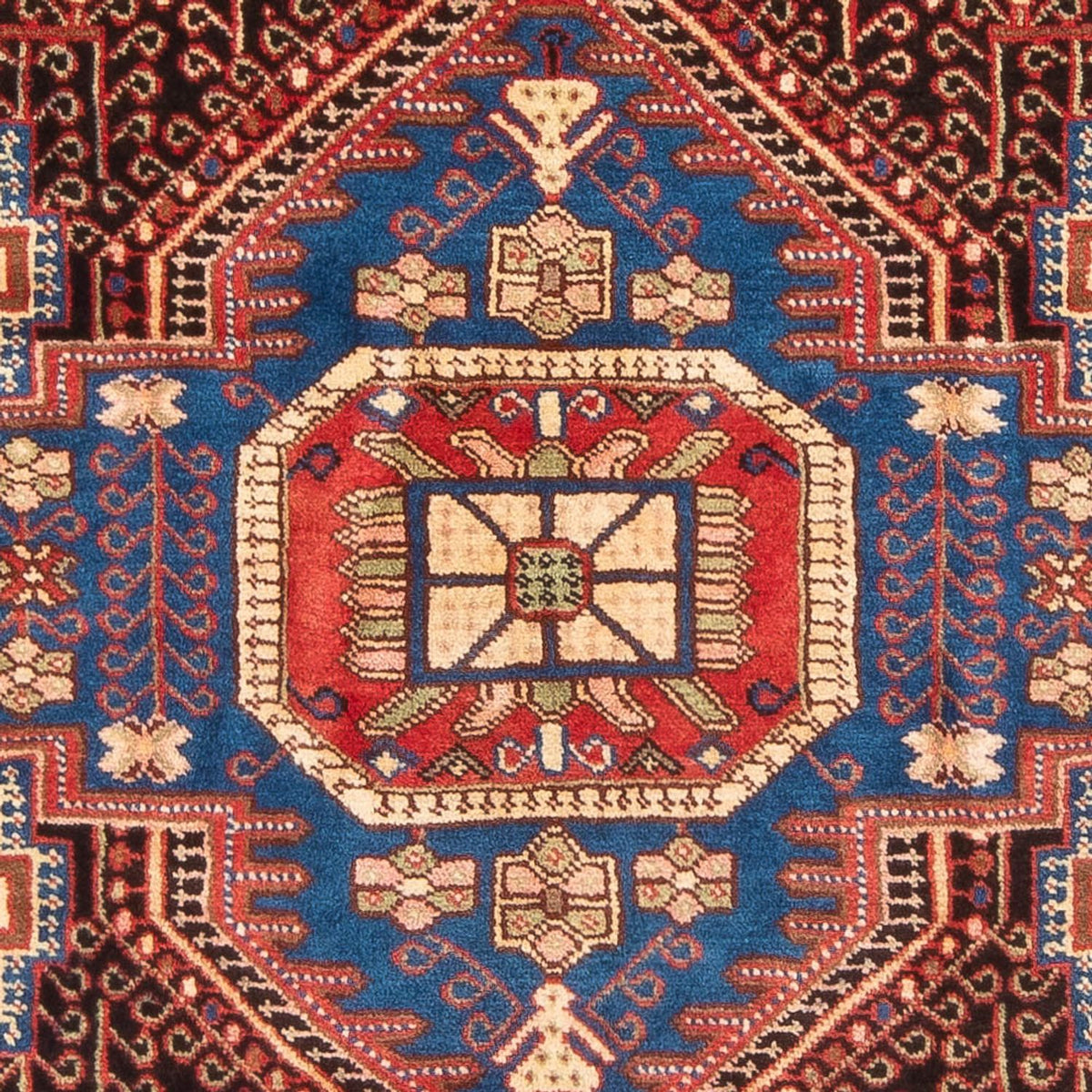 Persisk matta - Nomadic - 206 x 146 cm - bordeaux röd