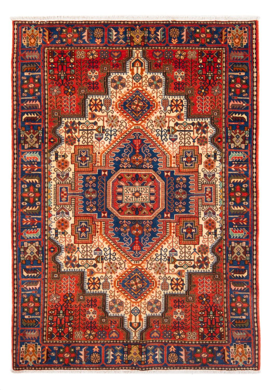 Persisk matta - Nomadic - 207 x 147 cm - ljusbeige