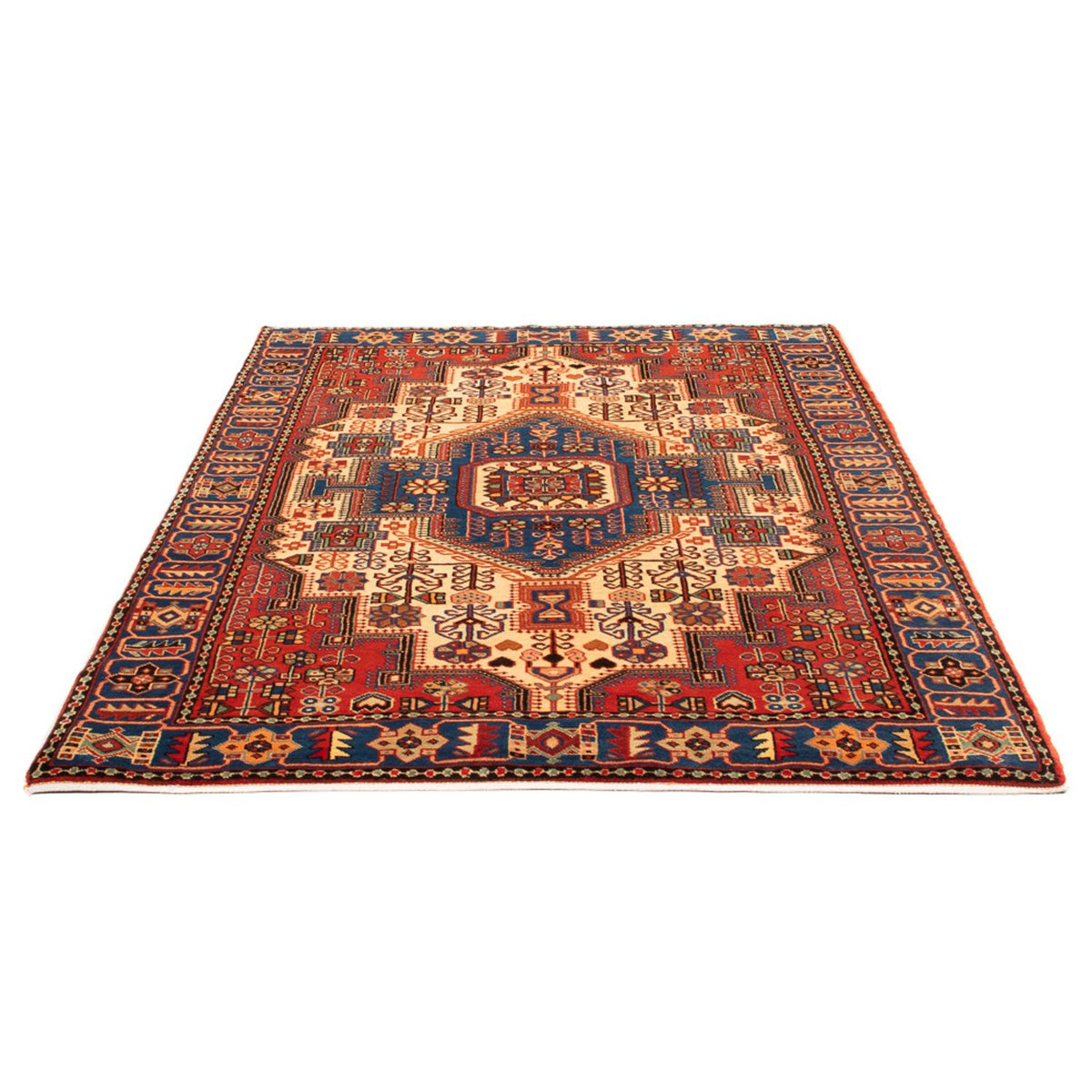 Persisk matta - Nomadic - 200 x 146 cm - ljusbeige