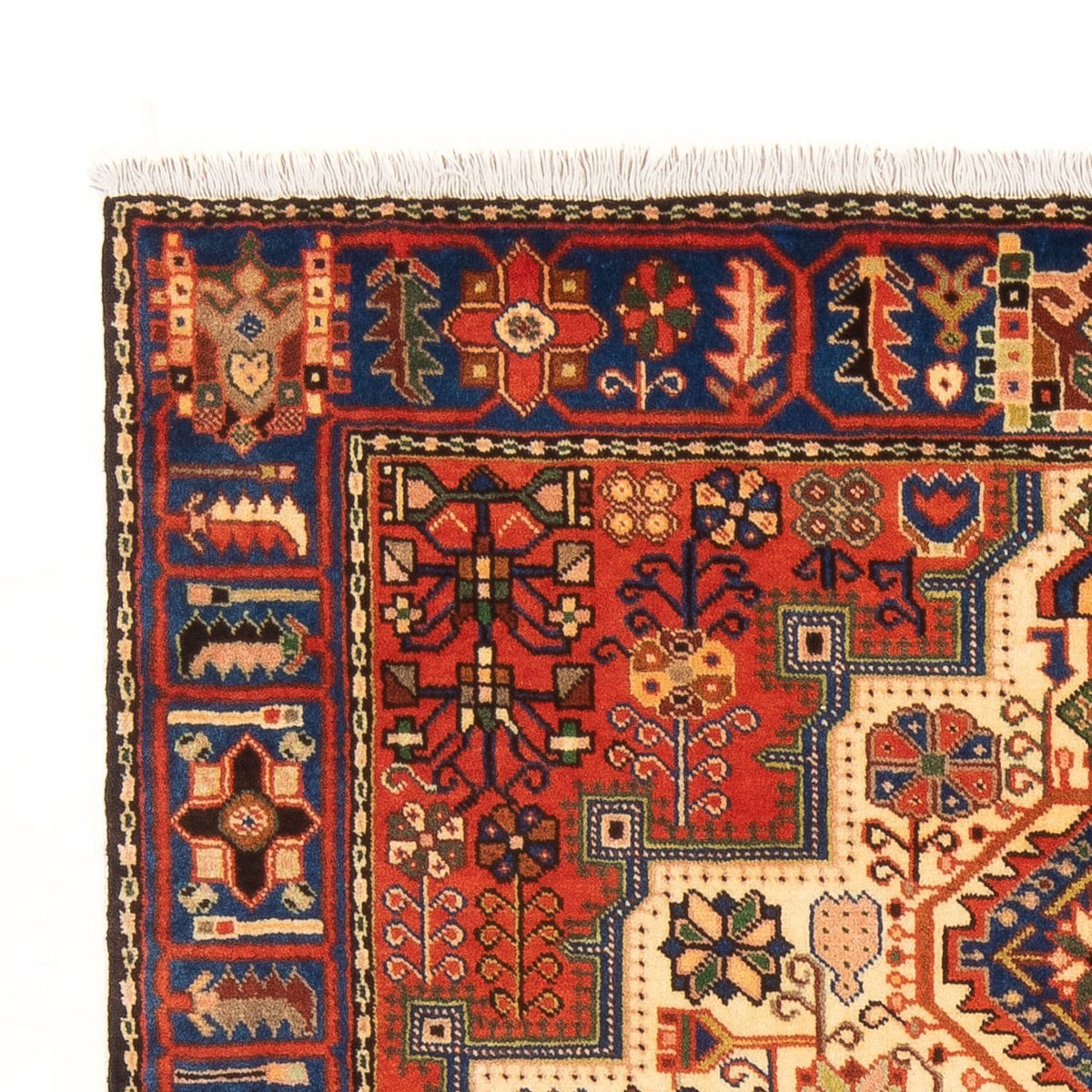 Persisk matta - Nomadic - 198 x 147 cm - ljusbeige