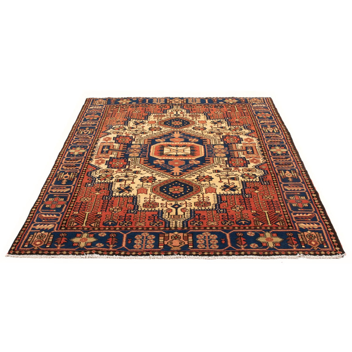 Persisk matta - Nomadic - 200 x 150 cm - ljusbeige