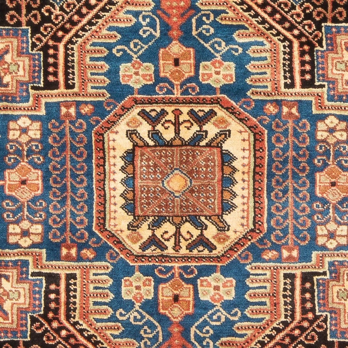 Persisk matta - Nomadic - 188 x 156 cm - mörkblå