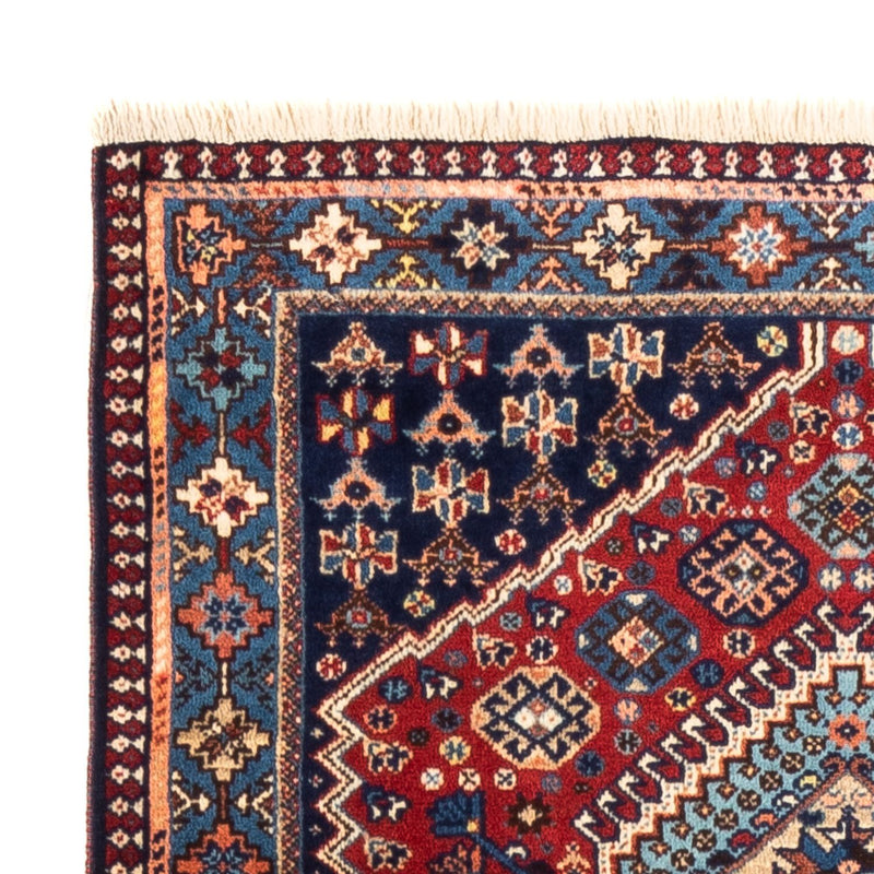 Runner Persisk matta - Nomadic - 218 x 76 cm - mörkröd