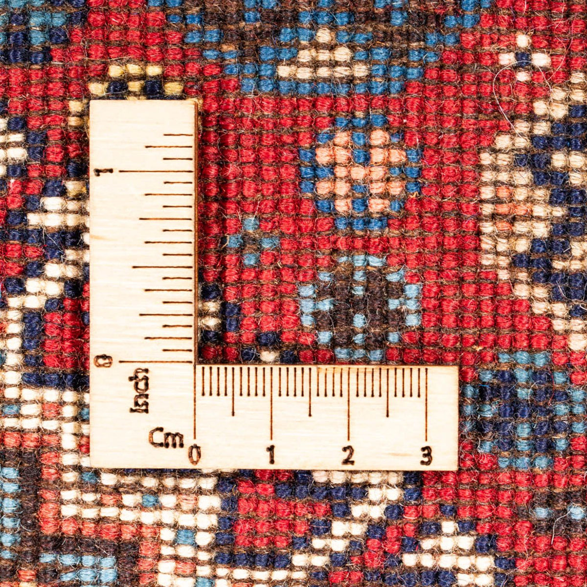 Runner Persisk matta - Nomadic - 218 x 76 cm - mörkröd