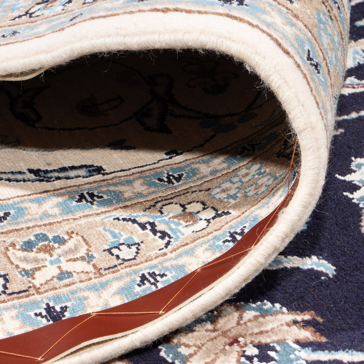 Persisk matta - Nain - 398 x 302 cm - mörkblå