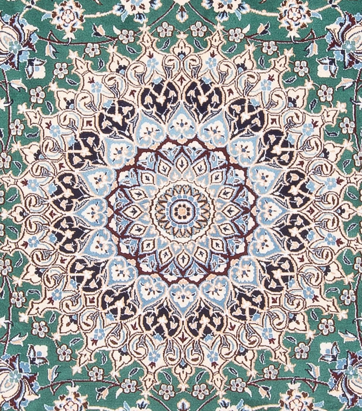 Persisk matta - Nain - 264 x 248 cm - grön