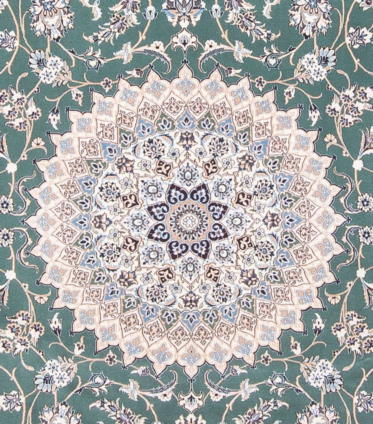 Persisk matta - Nain - Premium - 260 x 255 cm - grön