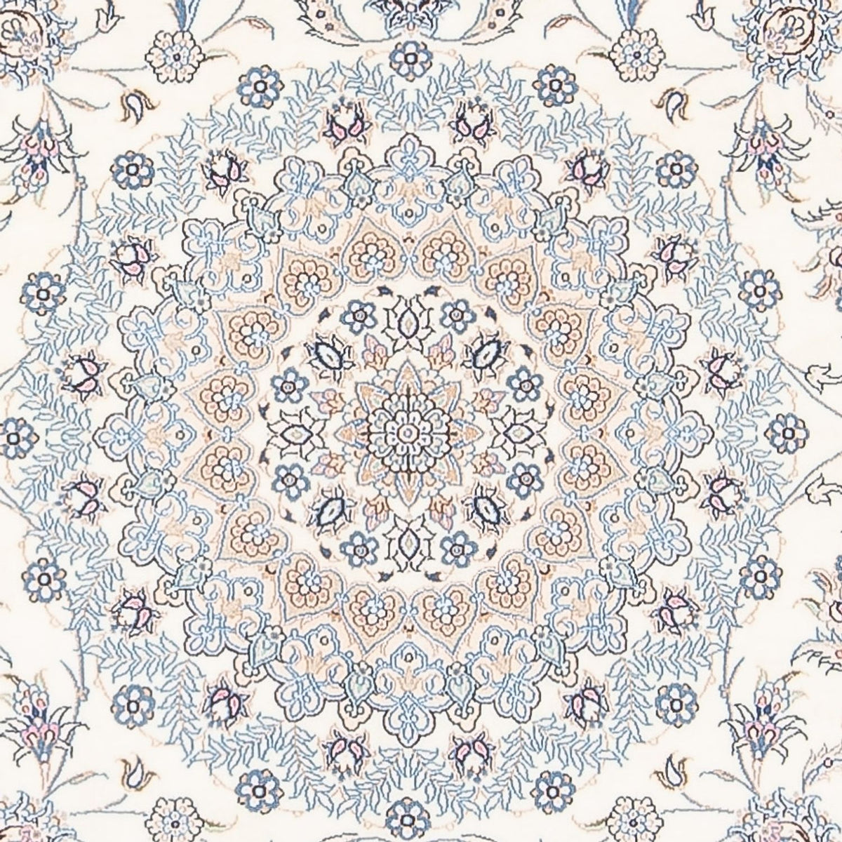 Persisk matta - Nain - Premium - 236 x 169 cm - ljusblå