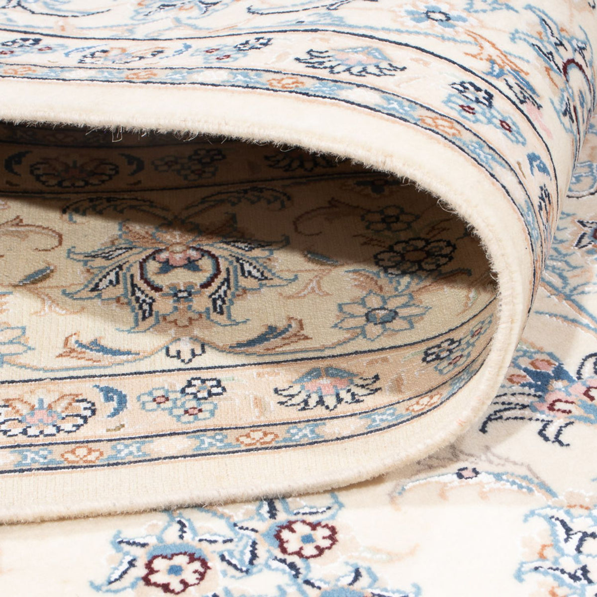 Persisk matta - Nain - Premium - 236 x 169 cm - ljusblå