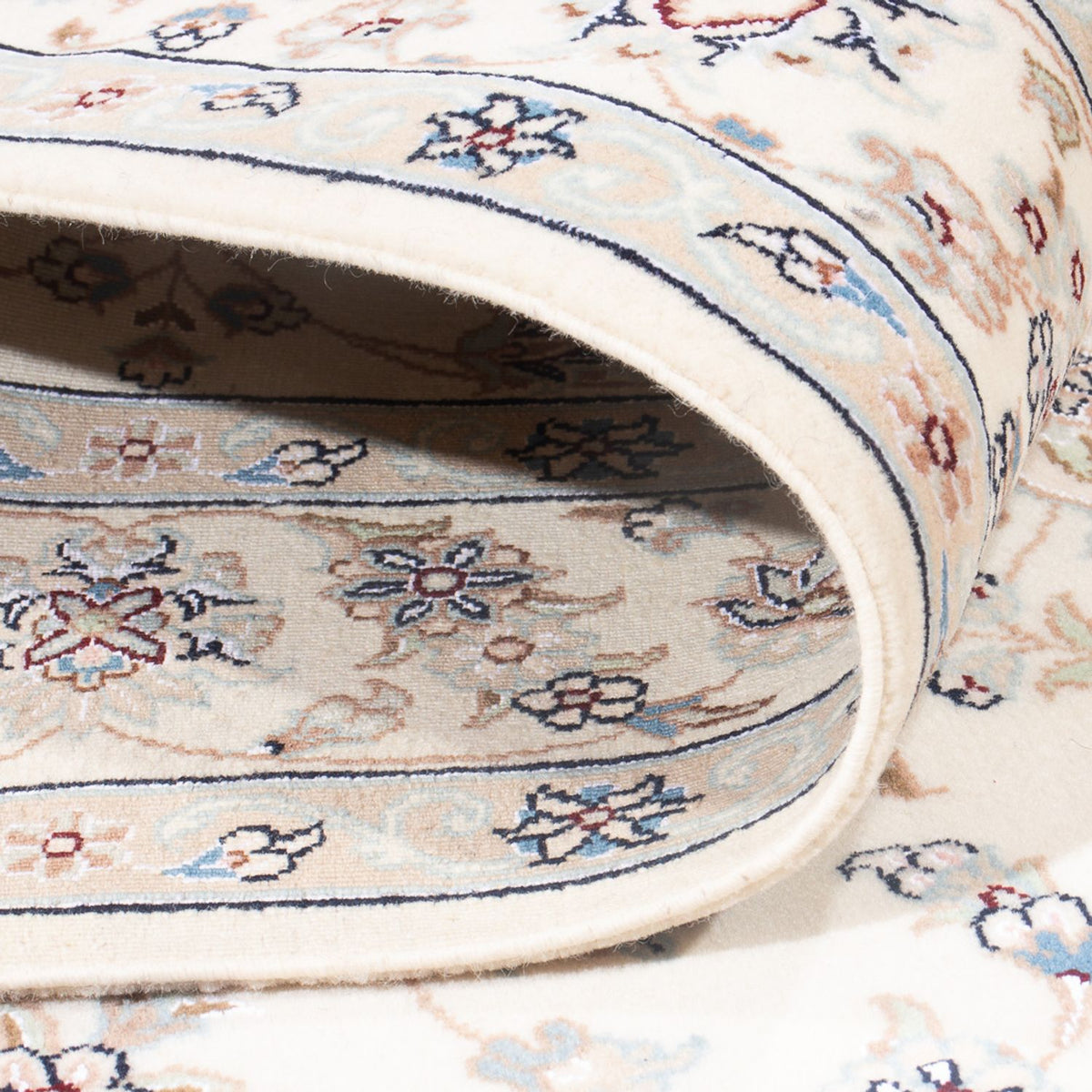 Persisk matta - Nain - Premium - 162 x 110 cm - ljusblå