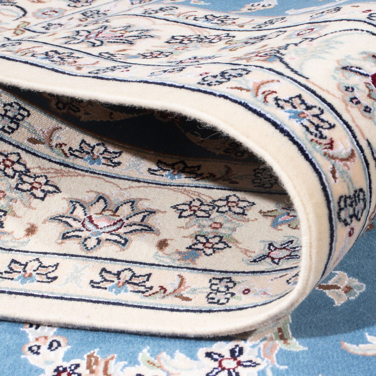 Persisk matta - Nain - Premium - 156 x 111 cm - blå