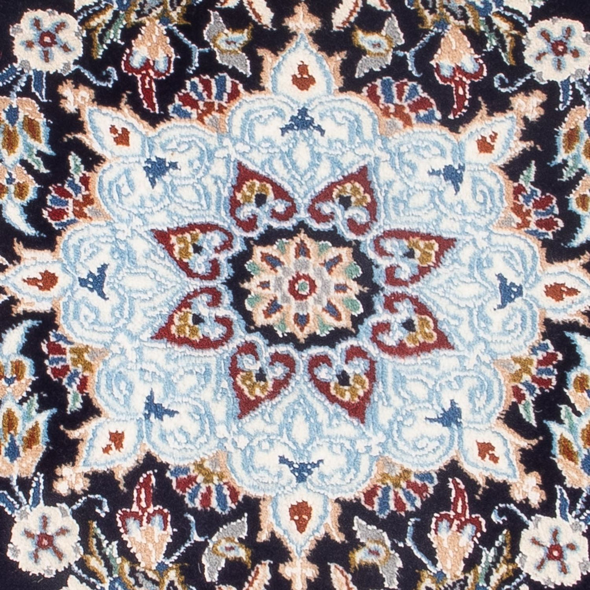 Persisk matta - Nain - Premium - 75 x 50 cm - ljusblå