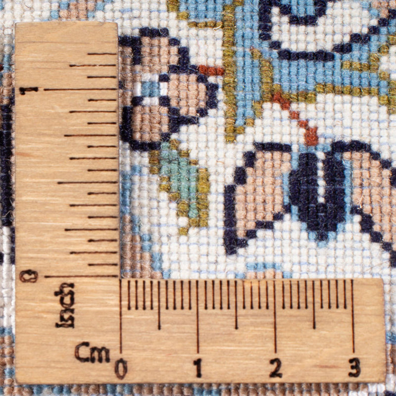 Persisk matta - Nain - Premium - 75 x 50 cm - ljusblå