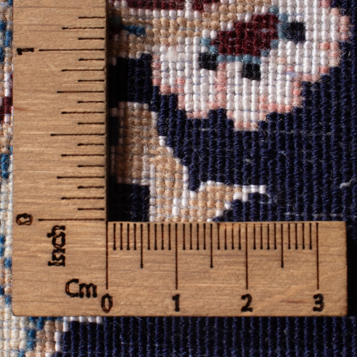 Persisk matta - Nain - Premium - 75 x 50 cm - ljusblå