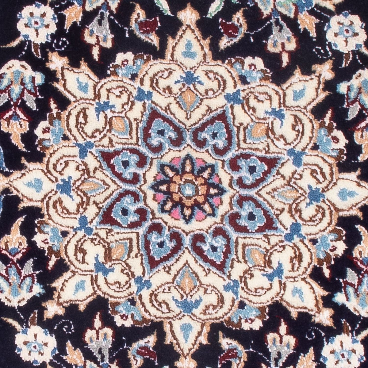 Persisk matta - Nain - Premium - 76 x 50 cm - mörkblå