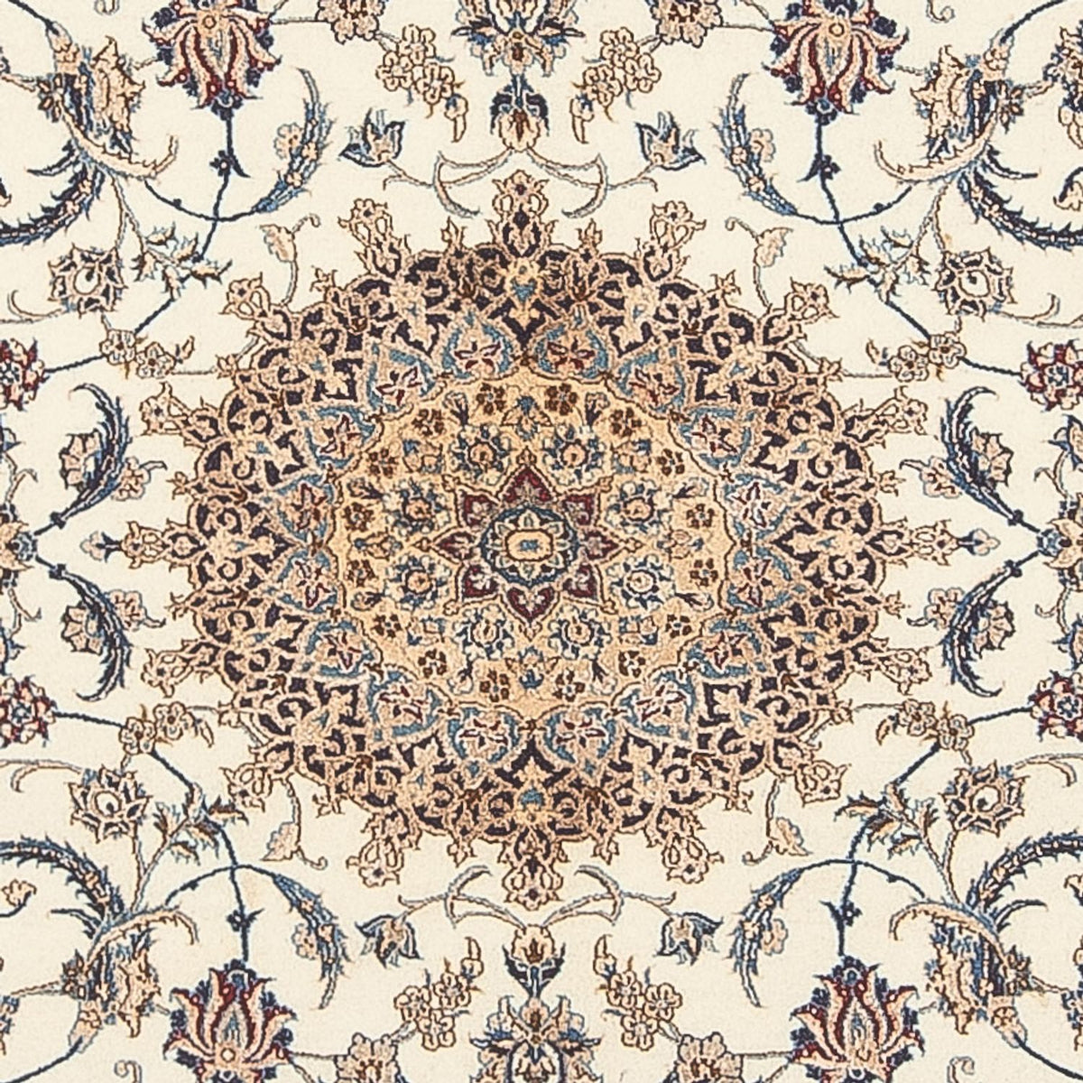 Persisk matta - Nain - Premium - 203 x 127 cm - ljusbeige