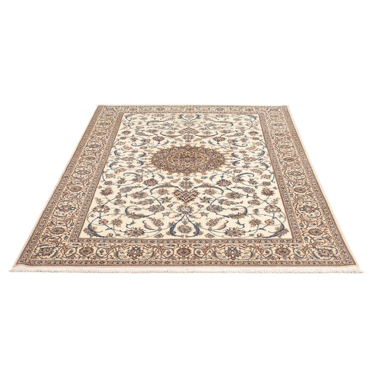 Persisk matta - Nain - Premium - 203 x 127 cm - ljusbeige