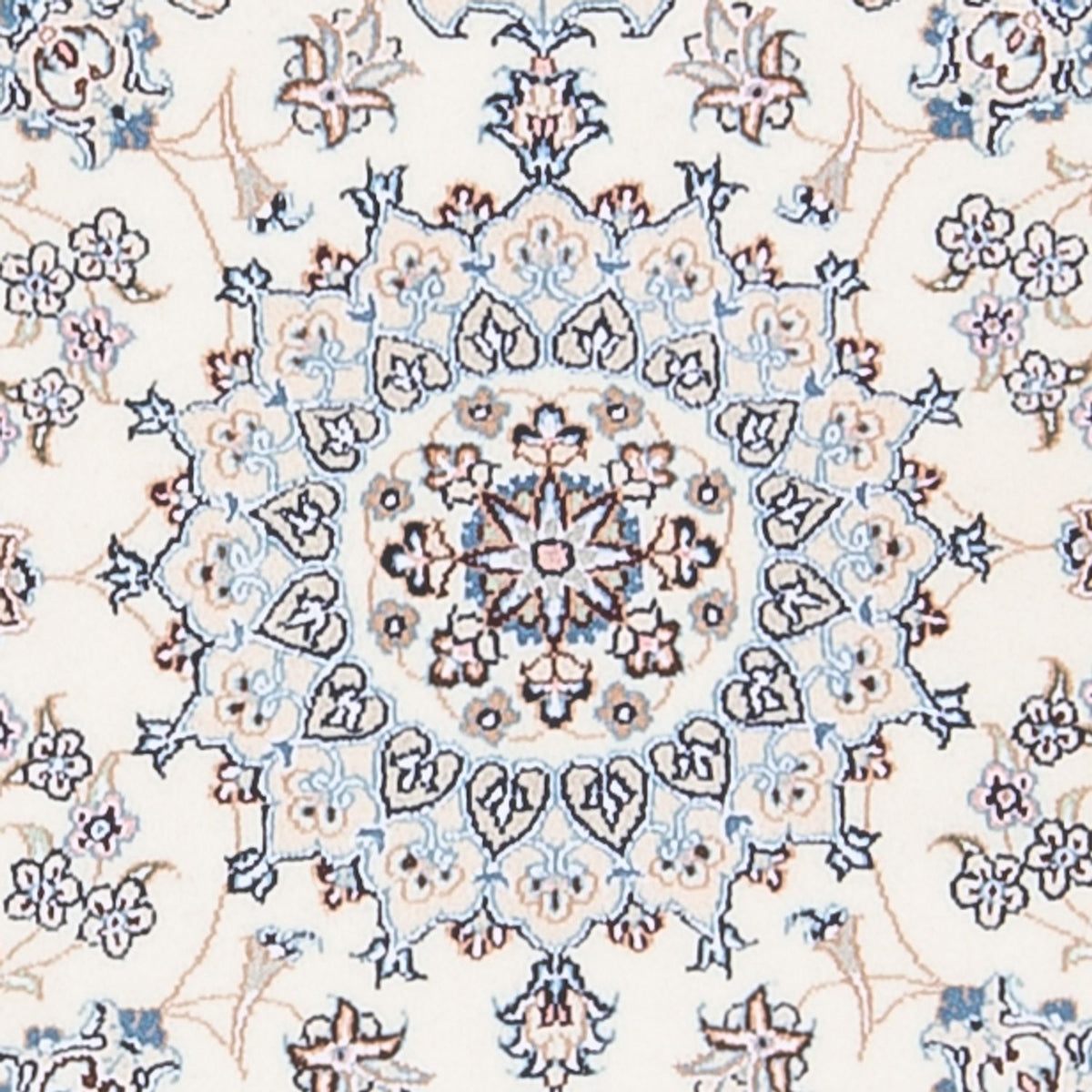 Persisk matta - Nain - Premium - 133 x 81 cm - grädde