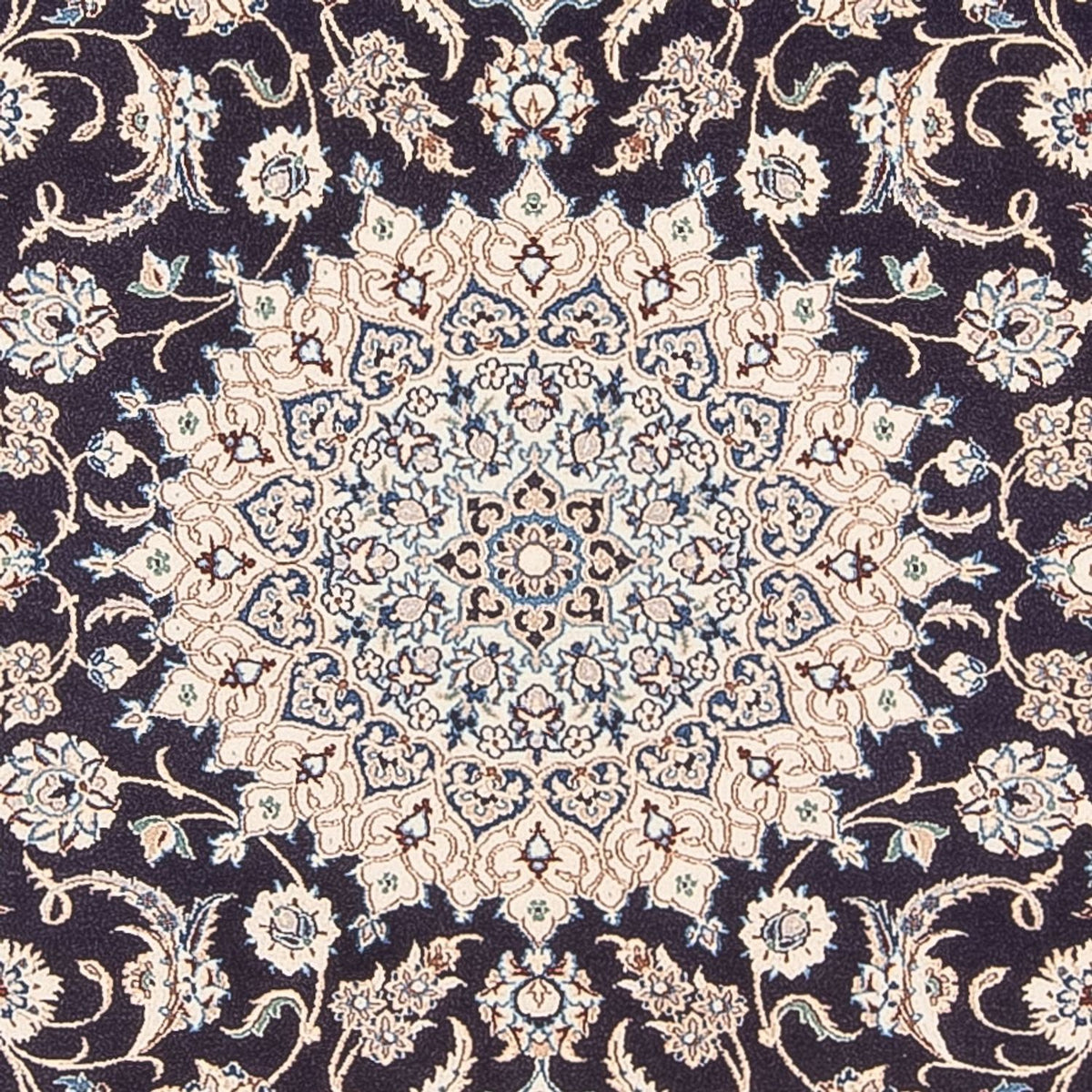 Persisk matta - Nain - Premium - 200 x 130 cm - mörkblå