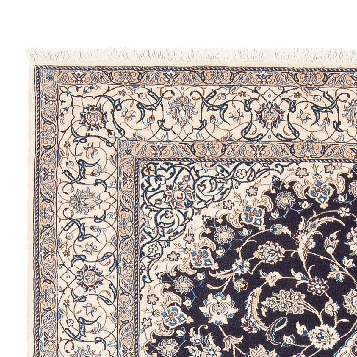 Persisk matta - Nain - Premium - 200 x 130 cm - mörkblå