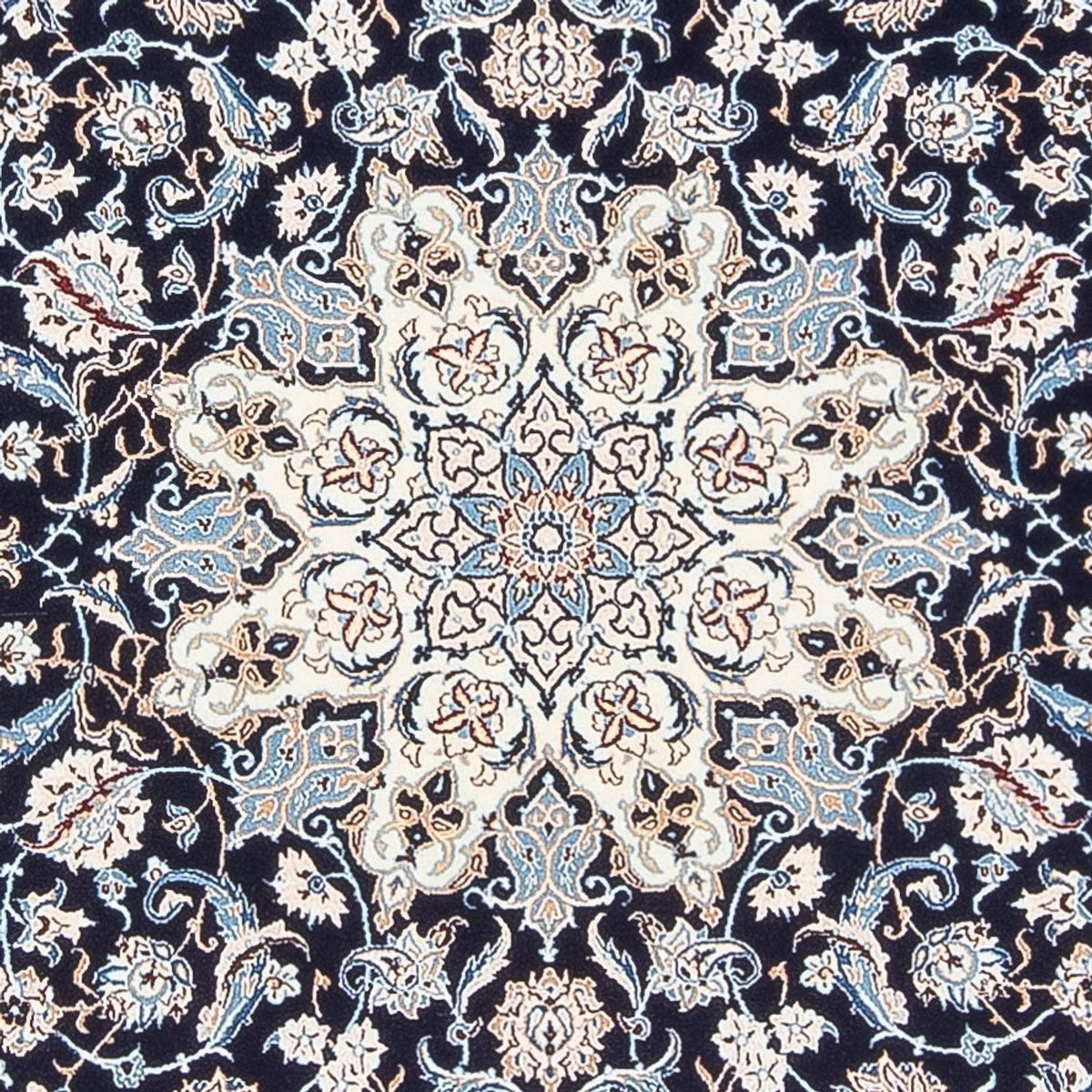 Persisk matta - Nain - Premium - 198 x 130 cm - mörkblå