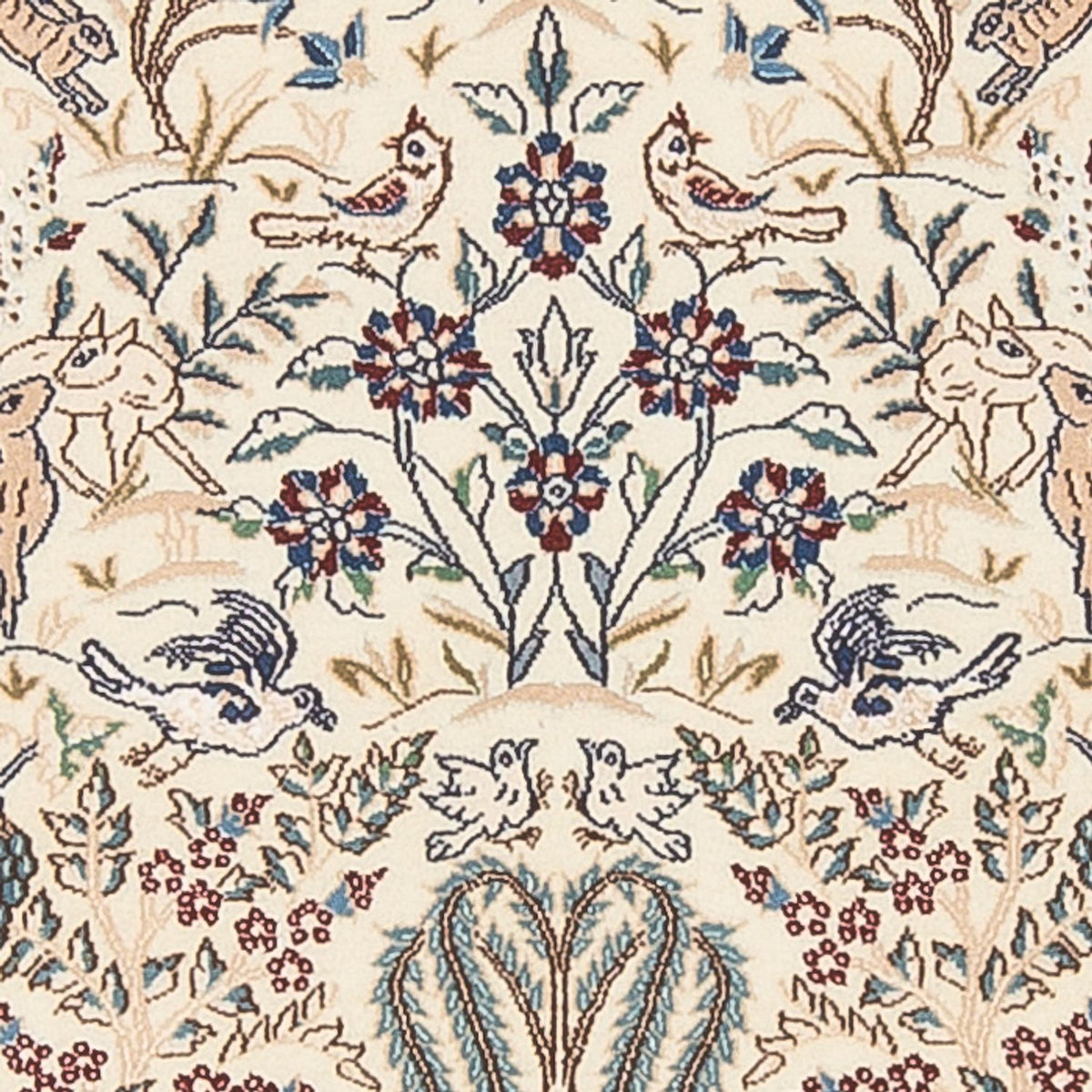 Persisk matta - Nain - Premium - 140 x 100 cm - grädde