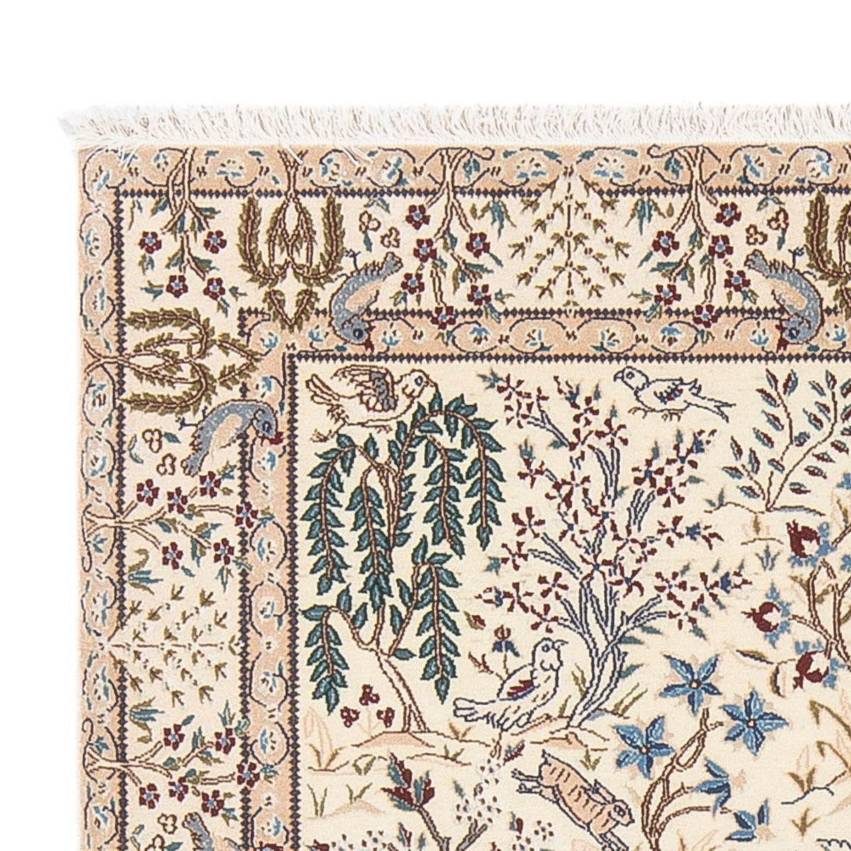 Persisk matta - Nain - Premium - 140 x 100 cm - grädde