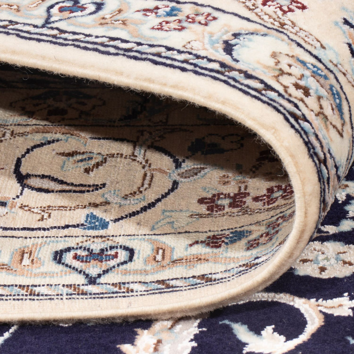 Persisk matta - Nain - Premium - 175 x 128 cm - mörkblå