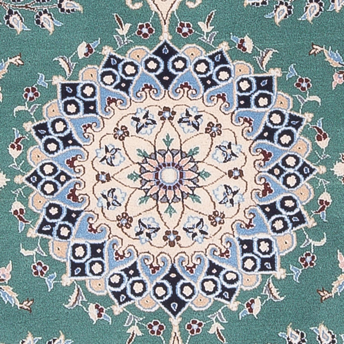 Persisk matta - Nain - Premium - 153 x 100 cm - grön