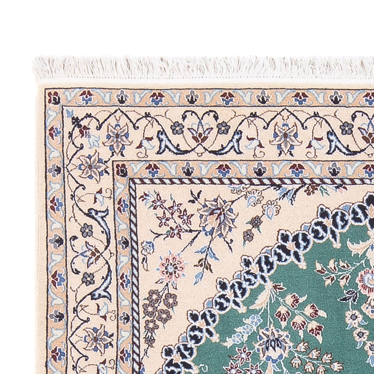 Persisk matta - Nain - Premium - 153 x 100 cm - grön