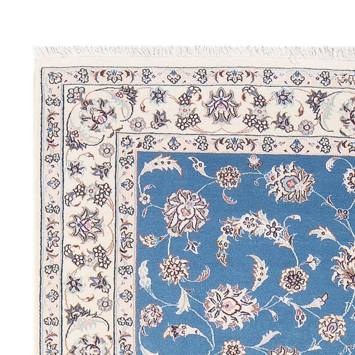Persisk matta - Nain - Premium - 150 x 103 cm - blå