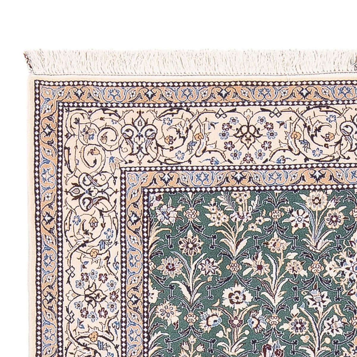 Persisk matta - Nain - Premium - 205 x 130 cm - mintgrön