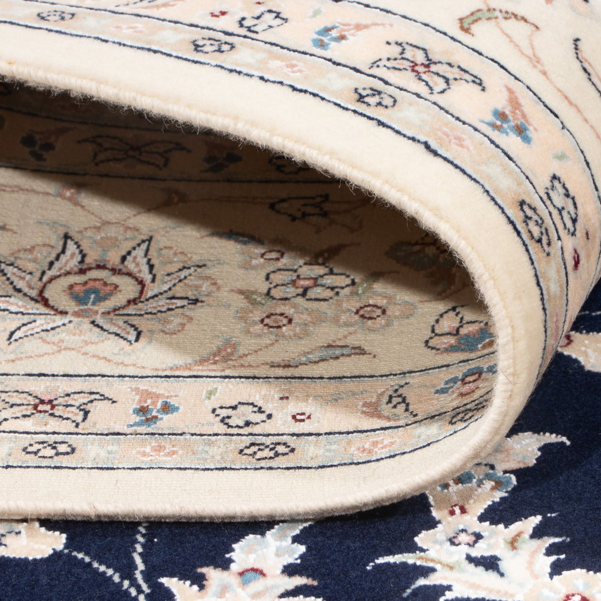 Persisk matta - Nain - Premium - 198 x 132 cm - mörkblå